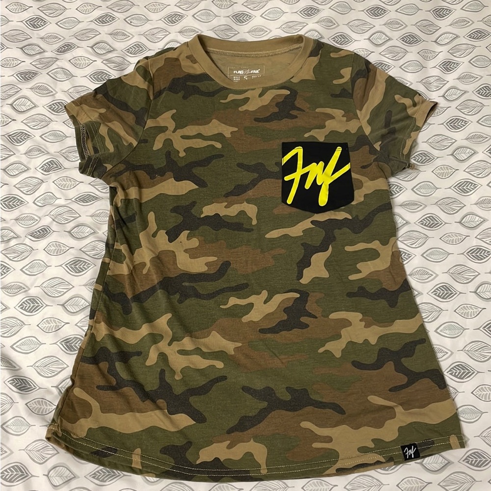 Flag Nor Fail camo t-shirt